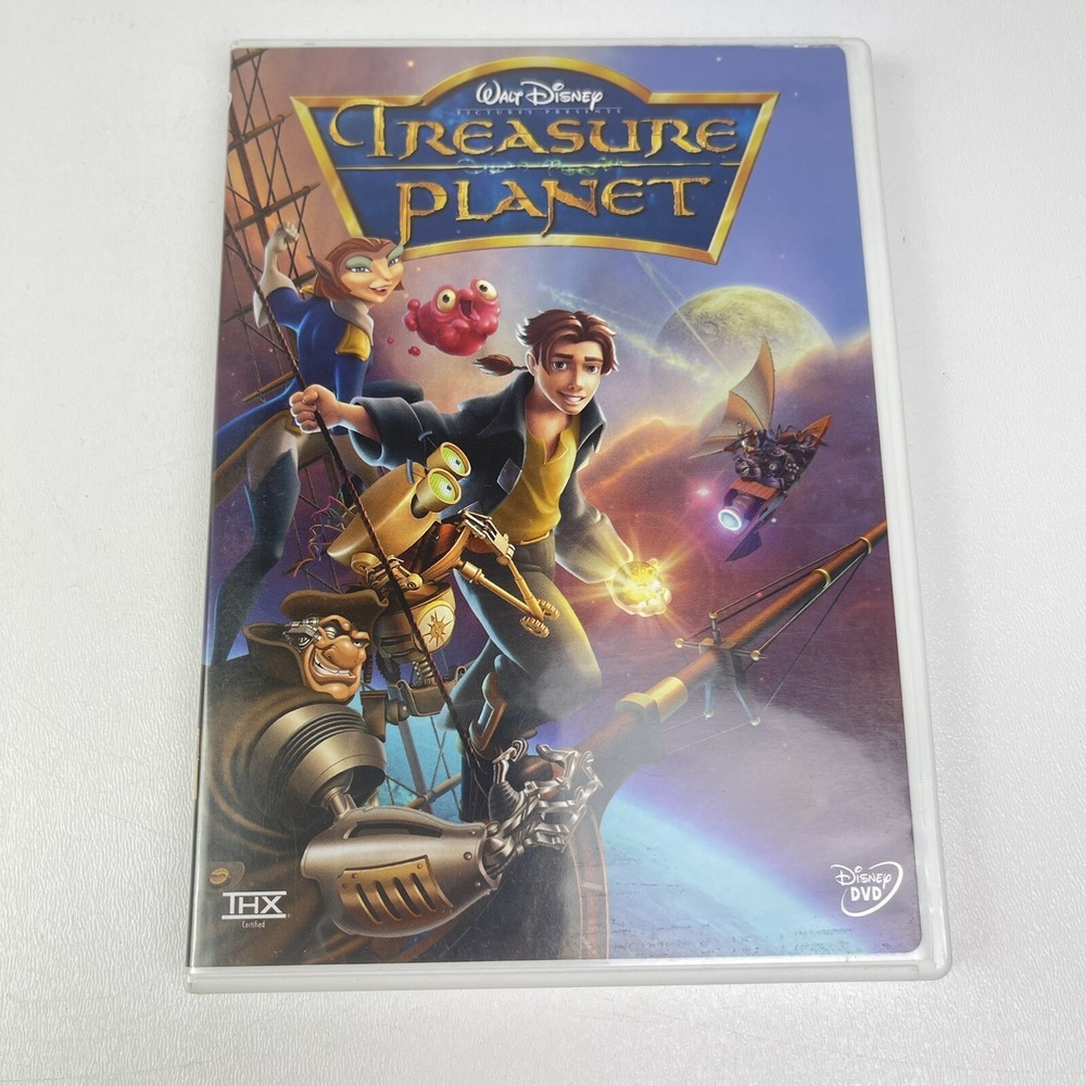 Walt Disney Treasure Planet DVD 2002 Martin Short Emma Thompson Jennifer Darling